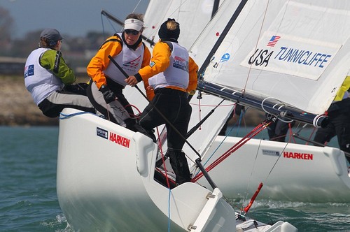 Tunnicliffe will represent the US at the Olympics after winning on Portland Harbour - US Olympic Team Qualifier 2012 &copy; Richard Langdon /Ocean Images http://www.oceanimages.co.uk